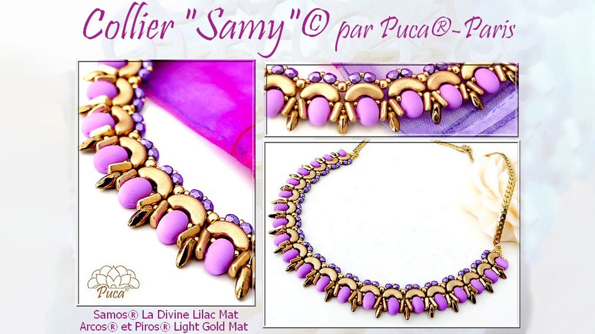 Collier Samy avec perles Samos par Puca® Collier Samy avec perles Samos par Puca®