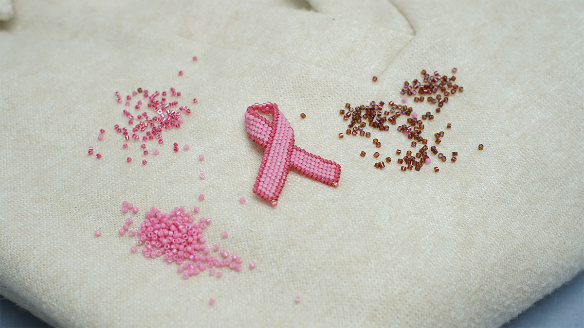 Broche Ruban Octobre Rose Broche Ruban Octobre Rose