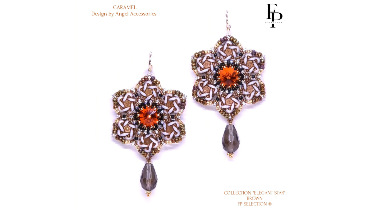 Boucles d'oreilles Caramel par Angel Accessoiries® Boucles d'oreilles Caramel par Angel Accessoiries®