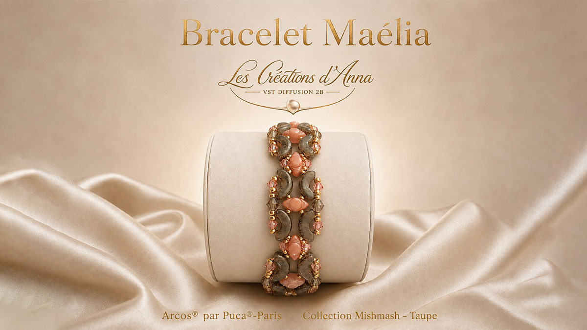 Bracelet Maelia par Les créations d'Anna® Bracelet Maelia par Les créations d'Anna®